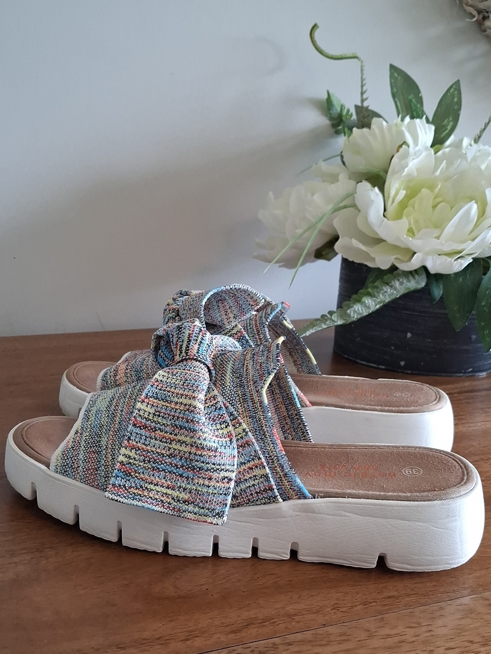 Bernie Mev Venti Freesia Comfort Wedge Sandals ** Size 39 (8 US) - Picture 5 of 11